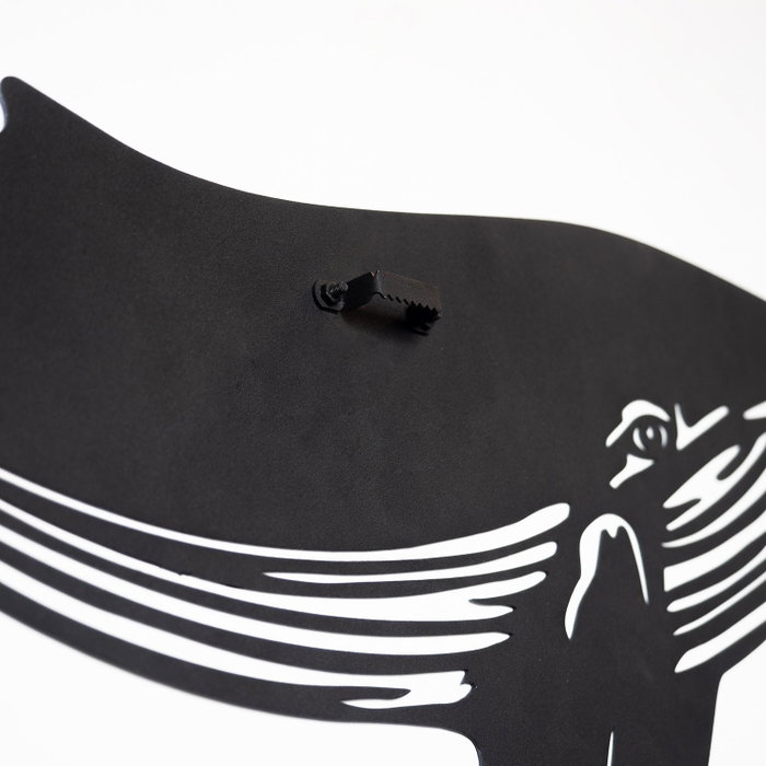 Wallity Reef Whale Metal Wall Art - APT651
